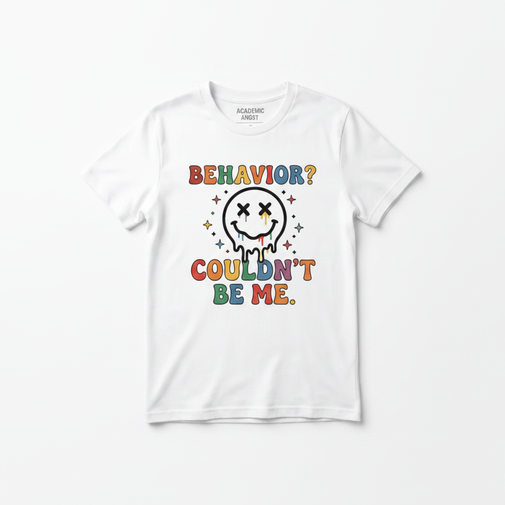 Behavior? Couldn't Be Me. teacher graphic tee